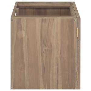 Nástěnná koupelnová skříňka 90 x 39 x 40 cm masivní teak - obrázek 3