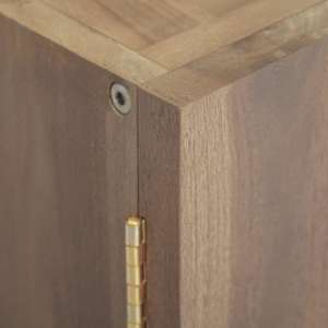 Nástěnná koupelnová skříňka 90 x 39 x 40 cm masivní teak - obrázek 6