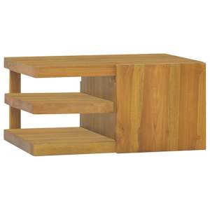 Nástěnná koupelnová skříňka 60 x 45 x 35 cm masivní teak