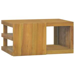 Nástěnná koupelnová skříňka 60 x 45 x 35 cm masivní teak - obrázek 2