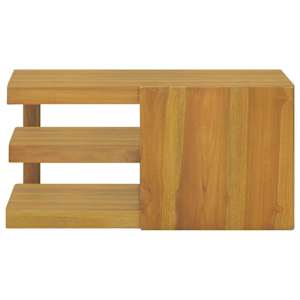 Nástěnná koupelnová skříňka 60 x 45 x 35 cm masivní teak - obrázek 3