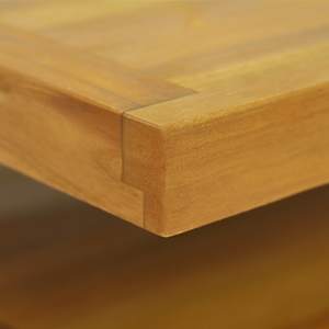 Nástěnná koupelnová skříňka 60 x 45 x 35 cm masivní teak - obrázek 8