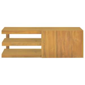 Nástěnná koupelnová skříňka 90 x 40 x 30 cm masivní teak - obrázek 3