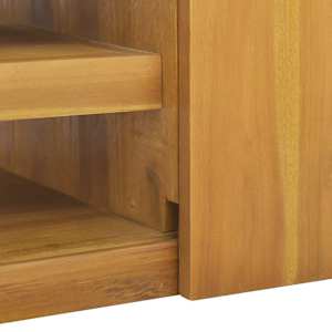 Nástěnná koupelnová skříňka 90 x 40 x 30 cm masivní teak - obrázek 7