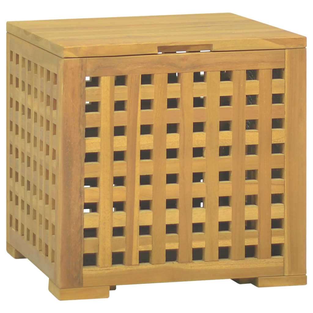 Petrashop  Úložný box na provazy 40 x 40 x 40 cm masivní teakové dřevo