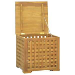 Úložný box na provazy 40 x 40 x 40 cm masivní teakové dřevo - obrázek 3