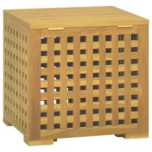 Úložný box na provazy 40 x 40 x 40 cm masivní teakové dřevo - obrázek 5