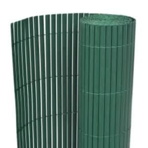 Oboustranný zahradní plot 90 x 400 cm zelený - obrázek 2