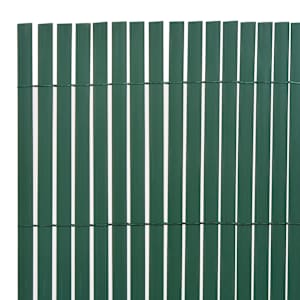 Oboustranný zahradní plot 90 x 400 cm zelený - obrázek 5