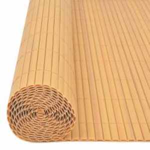 Oboustranný zahradní plot 90 x 400 cm žlutý - obrázek 4