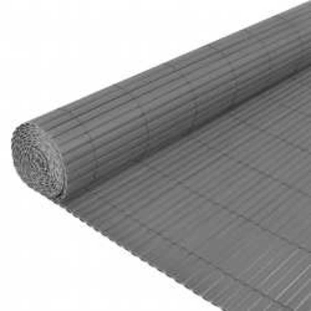 Thumbnail - vidaXL Gartenzaun Doppelseitig 90x400 cm Grau