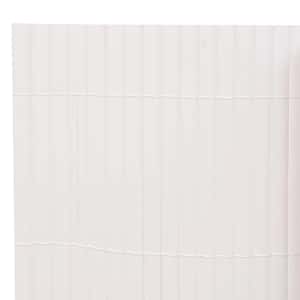 Oboustranný zahradní plot 110 x 300 cm bílý - obrázek 5