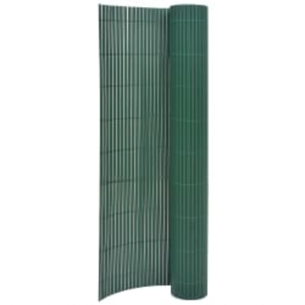 vidaXL Tuinafscheiding dubbelzijdig 110×300 cm groen