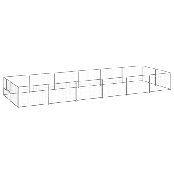 vidaXL koeraaedik, h&otilde;be, 12 m&sup2;, teras