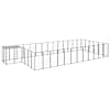 vidaXL koeraaedik, must, 22,99 m&sup2;, teras