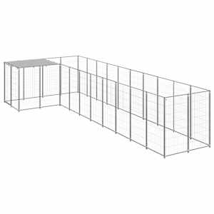 vidaXL koeraaedik, h&otilde;bedane, 7,26 m&sup2;, teras