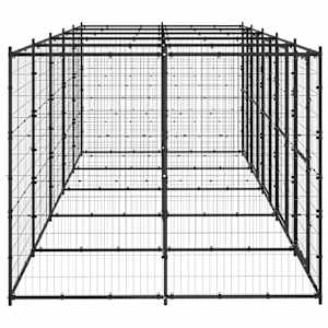 Venkovní psí kotec ocel 12,1 m² - obrázek 3