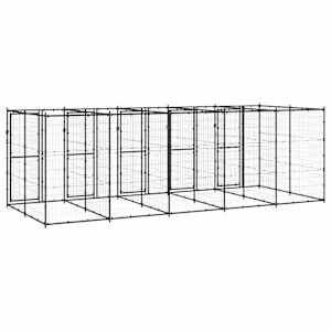 Venkovní psí kotec ocel 12,1 m² - obrázek 4