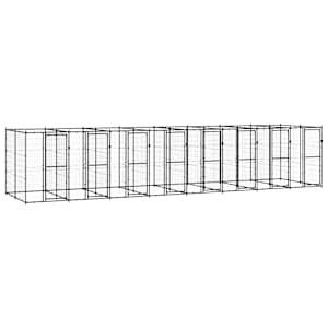 Venkovní psí kotec ocel 19,36 m² - obrázek 1