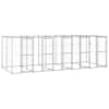 vidaXL koeraaedik, tsingitud teras, 12,1 m&sup2;