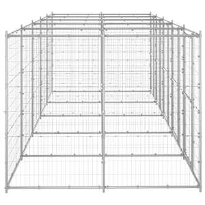 Venkovní psí kotec pozinkovaná ocel 12,1 m² - obrázek 3