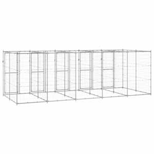 Venkovní psí kotec pozinkovaná ocel 12,1 m² - obrázek 4