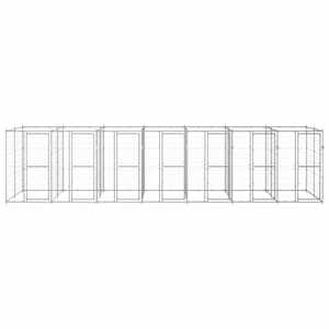 Venkovní psí kotec pozinkovaná ocel 16,94 m² - obrázek 2