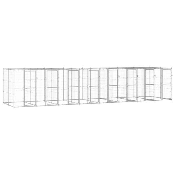 vidaXL koeraaedik, tsingitud teras, 19,36 m&sup2;