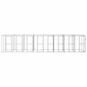 Venkovní psí kotec pozinkovaná ocel 19,36 m² - obrázek 2