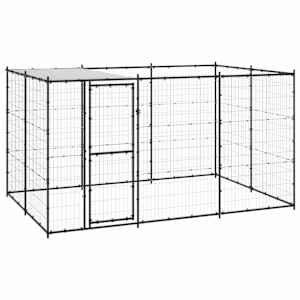 vidaXL koeraaedik katusega, teras, 7,26 m&sup2;