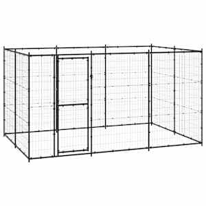 Venkovní psí kotec ocel 7,26 m² - obrázek 2