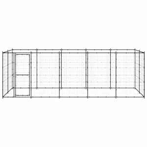 Venkovní psí kotec ocel 12,1 m² - obrázek 4