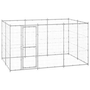 vidaXL koeraaedik, tsingitud teras, 7,26 m&sup2;
