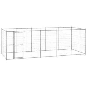 Venkovní psí kotec pozinkovaná ocel 12,1 m² - obrázek 1