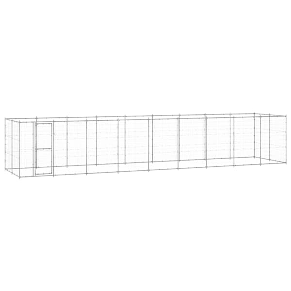 vidaXL koeraaedik, tsingitud teras, 21,78 m&sup2;