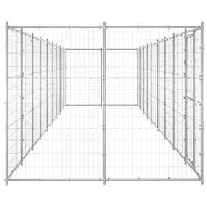 Venkovní psí kotec pozinkovaná ocel 21,78 m² - obrázek 3