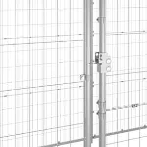 Venkovní psí kotec pozinkovaná ocel 21,78 m² - obrázek 5