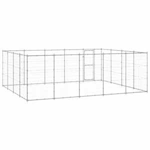 Venkovní psí kotec pozinkovaná ocel 24,2 m² - obrázek 4