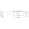 vidaXL koeraaedik, tsingitud teras, 33,88 m&sup2;
