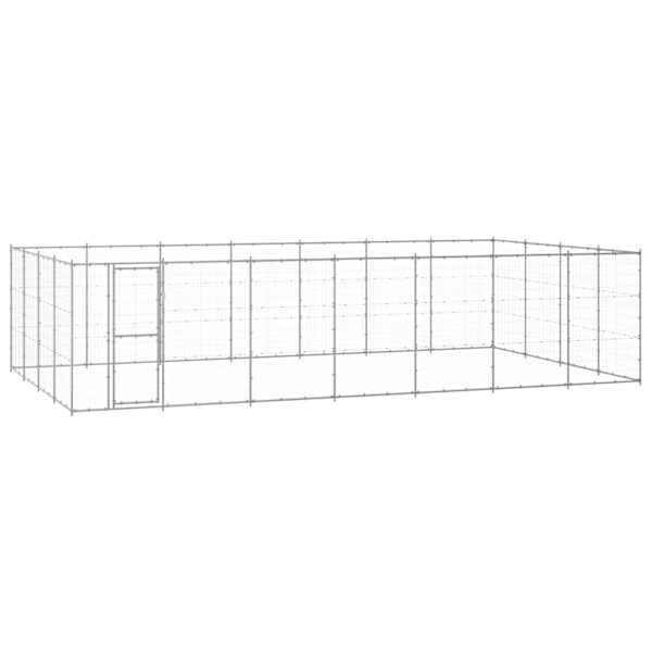 vidaXL koeraaedik, tsingitud teras, 33,88 m&sup2;