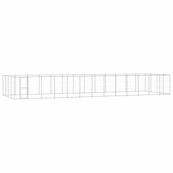 vidaXL koeraaedik, tsingitud teras, 53,24 m&sup2;