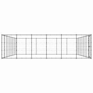 Venkovní psí kotec ocel 50,82 m² - obrázek 7