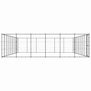 Venkovní psí kotec ocel 65,34 m² - obrázek 6