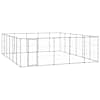 vidaXL koeraaedik, tsingitud teras, 36,3 m&sup2;