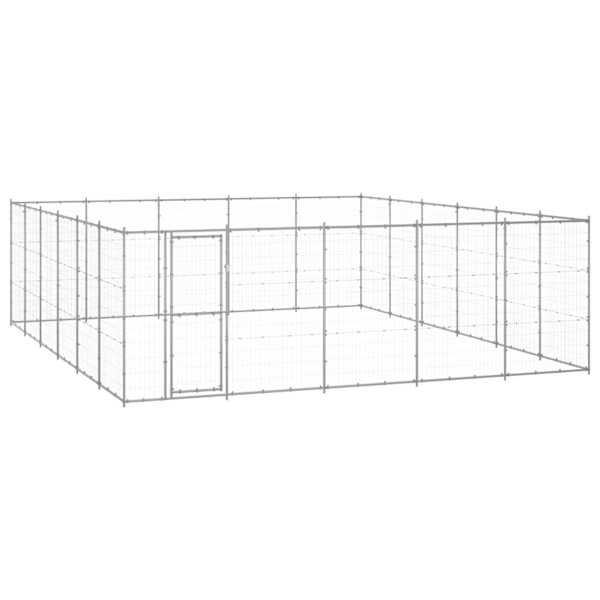 vidaXL koeraaedik, tsingitud teras, 36,3 m&sup2;