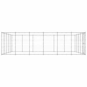 Venkovní psí kotec pozinkovaná ocel 36,3 m² - obrázek 3