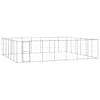 vidaXL koeraaedik, tsingitud teras, 50,82 m&sup2;