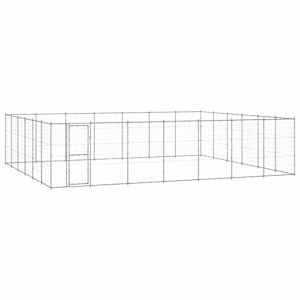 Venkovní psí kotec pozinkovaná ocel 50,82 m² - obrázek 1