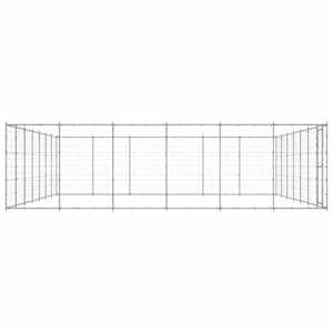 Venkovní psí kotec pozinkovaná ocel 50,82 m² - obrázek 3