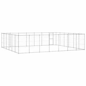 Venkovní psí kotec pozinkovaná ocel 50,82 m² - obrázek 4